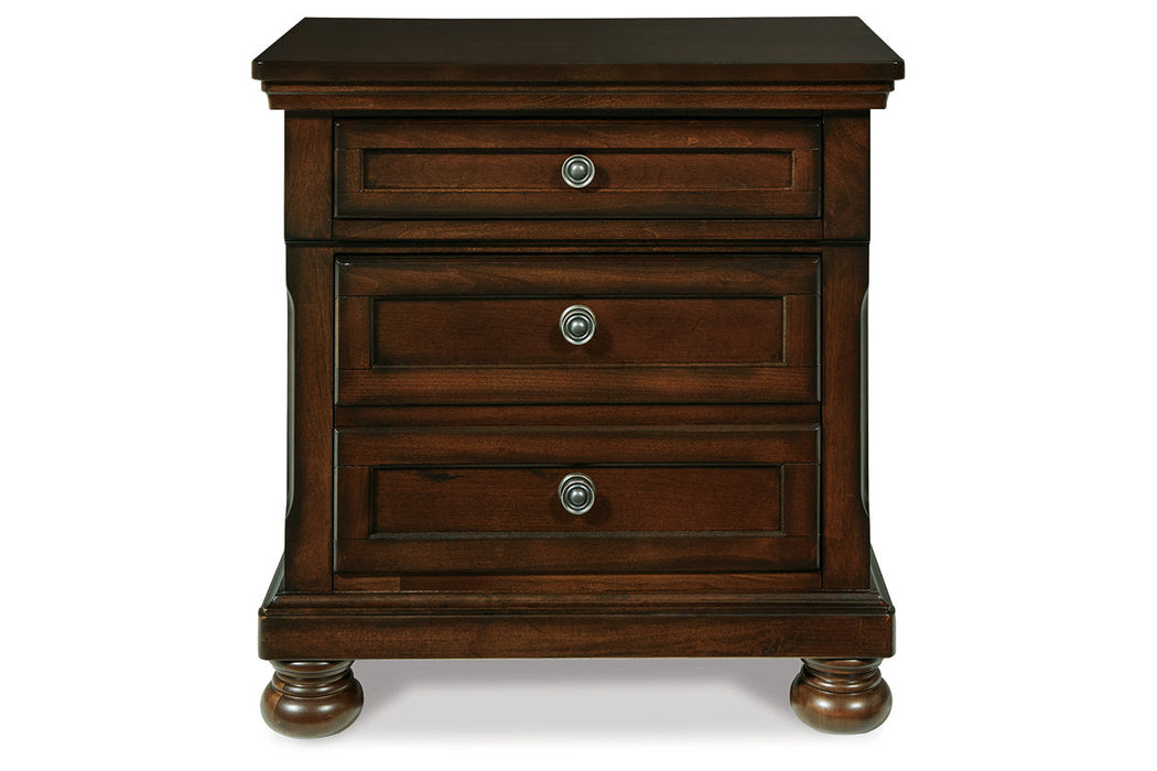 Porter Rustic Brown Nightstand - B697-92 - Vega Furniture