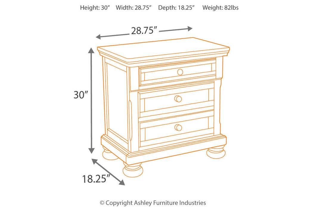 Porter Rustic Brown Nightstand - B697-92 - Vega Furniture