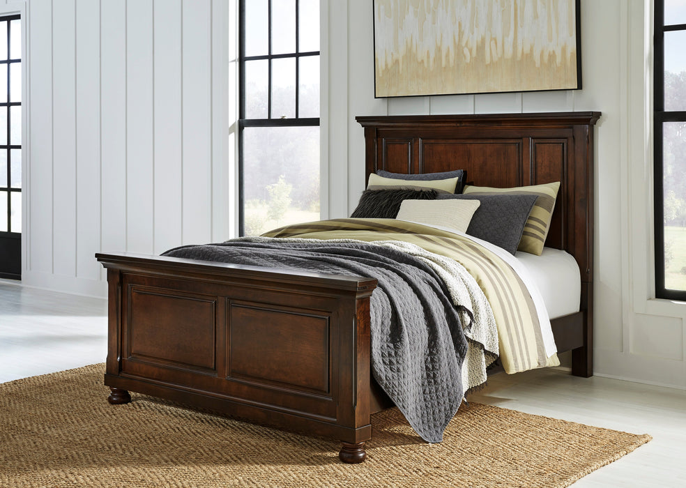 Porter Rustic Brown Panel Bedroom Set - SET | B697-54 | B697-57 | B697-96 | B697-31 | B697-92 - Vega Furniture