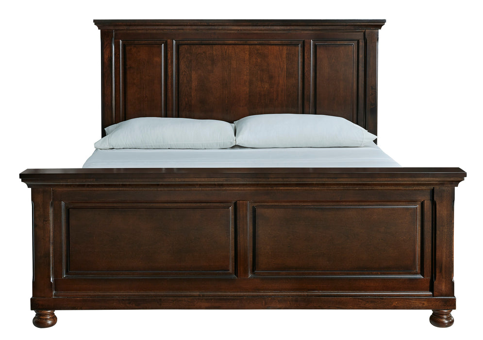 Porter Rustic Brown Panel Bedroom Set - SET | B697-54 | B697-57 | B697-96 | B697-31 | B697-92 - Vega Furniture