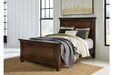 Porter Rustic Brown Queen Panel Bed - SET | B697-54 | B697-57 | B697-96 - Vega Furniture