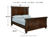 Porter Rustic Brown Queen Panel Bed - SET | B697-54 | B697-57 | B697-96 - Vega Furniture