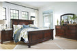 Porter Rustic Brown Queen Panel Bed - SET | B697-54 | B697-57 | B697-96 - Vega Furniture