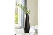 Pouderbell Black/Gold Finish Vase - A2000553 - Vega Furniture