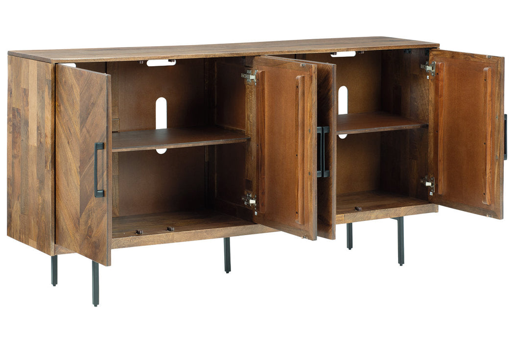 Prattville Brown Accent Cabinet - A4000308 - Vega Furniture