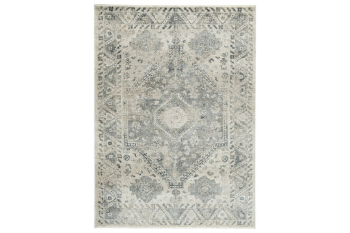 Precia Gray/Cream 7'10" x 10'6" Rug - R404131 - Vega Furniture