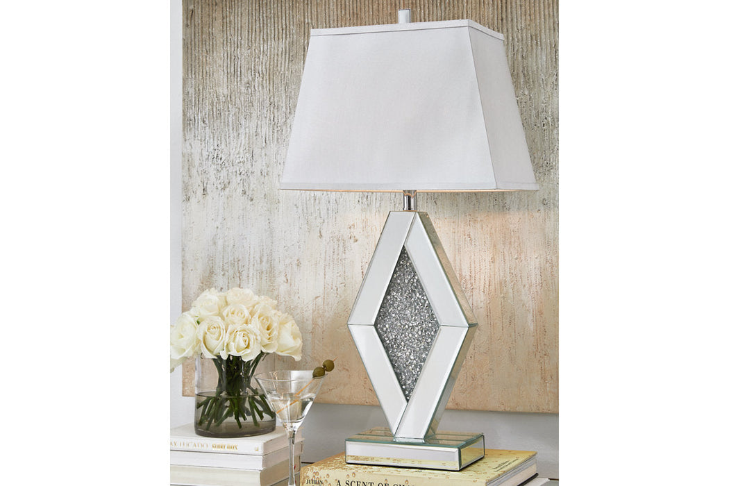 Prunella Silver Finish Table Lamp - L429034 - Vega Furniture