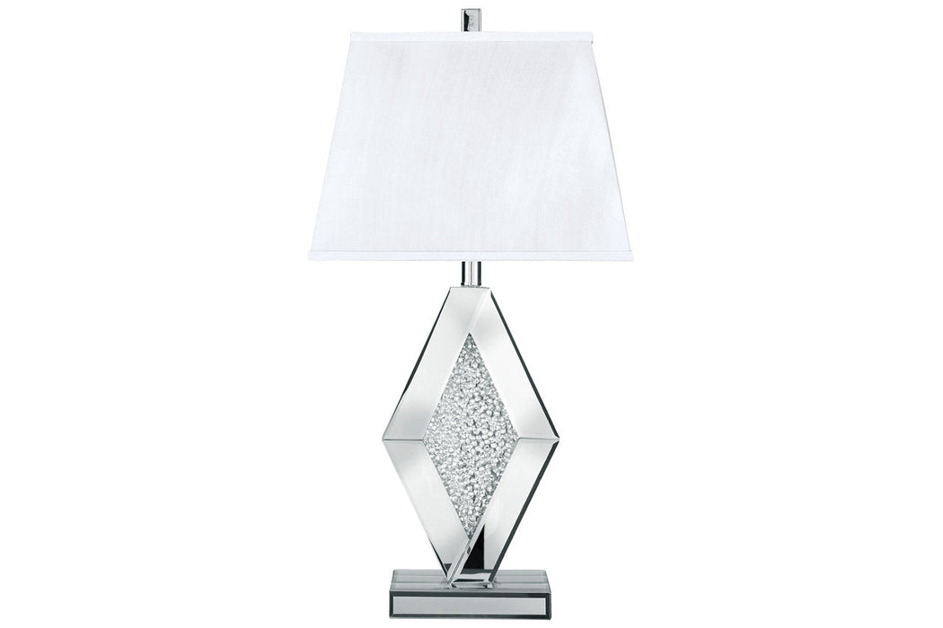 Prunella Silver Finish Table Lamp - L429034 - Vega Furniture