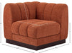 Quinn Chenille Fabric Living Room Chair Cognac - 124Cognac-Corner - Vega Furniture