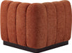 Quinn Chenille Fabric Living Room Chair Cognac - 124Cognac-Corner - Vega Furniture