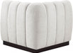 Quinn Chenille Fabric Living Room Chair Cream - 124Cream-Corner - Vega Furniture