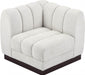 Quinn Chenille Fabric Living Room Chair Cream - 124Cream-Corner - Vega Furniture