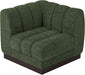Quinn Chenille Fabric Living Room Chair Green - 124Green-Corner - Vega Furniture