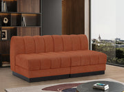 Quinn Chenille Fabric Sofa Cognac - 124Cognac-S64 - Vega Furniture