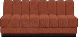 Quinn Chenille Fabric Sofa Cognac - 124Cognac-S64 - Vega Furniture