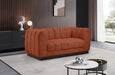 Quinn Chenille Fabric Sofa Cognac - 124Cognac-S69 - Vega Furniture