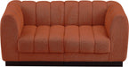 Quinn Chenille Fabric Sofa Cognac - 124Cognac-S69 - Vega Furniture