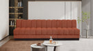 Quinn Chenille Fabric Sofa Cognac - 124Cognac-S96 - Vega Furniture