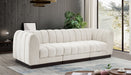 Quinn Chenille Fabric Sofa Cream - 124Cream-S101 - Vega Furniture