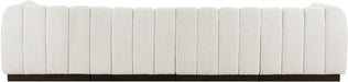 Quinn Chenille Fabric Sofa Cream - 124Cream-S133 - Vega Furniture