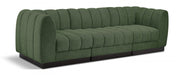 Quinn Chenille Fabric Sofa Green - 124Green-S101 - Vega Furniture