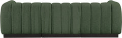 Quinn Chenille Fabric Sofa Green - 124Green-S101 - Vega Furniture