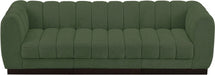 Quinn Chenille Fabric Sofa Green - 124Green-S101 - Vega Furniture