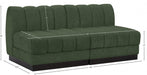 Quinn Chenille Fabric Sofa Green - 124Green-S64 - Vega Furniture