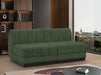 Quinn Chenille Fabric Sofa Green - 124Green-S64 - Vega Furniture