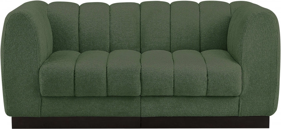 Quinn Chenille Fabric Sofa Green - 124Green-S69 - Vega Furniture