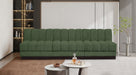 Quinn Chenille Fabric Sofa Green - 124Green-S96 - Vega Furniture