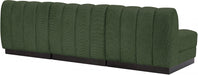 Quinn Chenille Fabric Sofa Green - 124Green-S96 - Vega Furniture