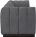 Quinn Chenille Fabric Sofa Grey - 124Grey-S133 - Vega Furniture