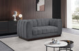Quinn Chenille Fabric Sofa Grey - 124Grey-S69 - Vega Furniture
