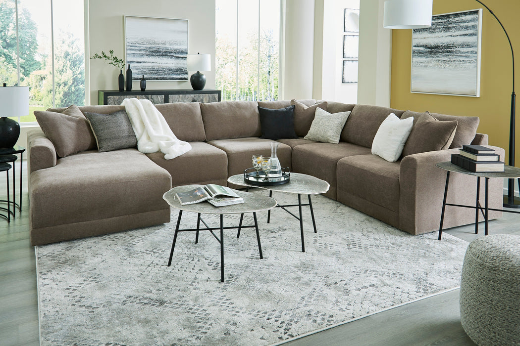 Raeanna Storm 6-Piece LAF Sectional - SET | 1460316 | 1460365 | 1460377 | 1460346(3) - Vega Furniture