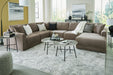 Raeanna Storm 6-Piece RAF Sectional - SET | 1460317 | 1460364 | 1460377 | 1460346(3) - Vega Furniture