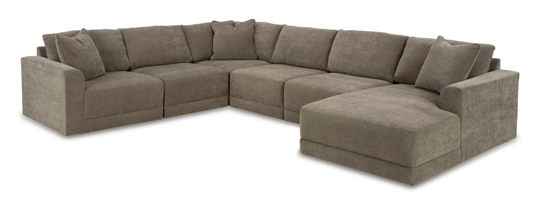 Raeanna Storm 6-Piece RAF Sectional - SET | 1460317 | 1460364 | 1460377 | 1460346(3) - Vega Furniture