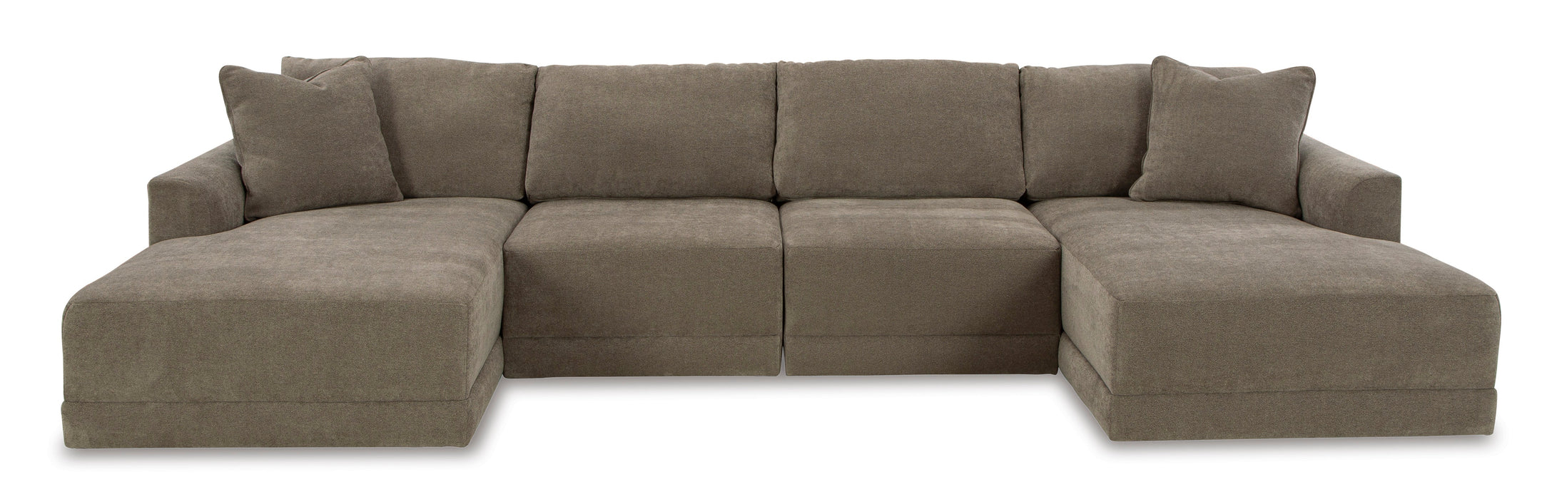 Raeanna Storm Double Chaise Sectional - SET | 1460316 | 1460317 | 1460346(2) - Vega Furniture