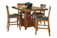 Ralene Medium Brown Counter Height Dining Extension Table - D594-42 - Vega Furniture