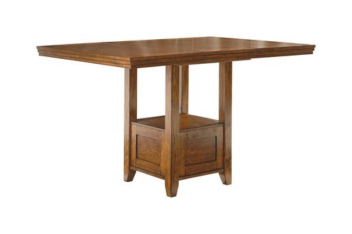 Ralene Medium Brown Counter Height Dining Extension Table - D594-42 - Vega Furniture