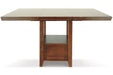 Ralene Medium Brown Counter Height Dining Extension Table - D594-42 - Vega Furniture