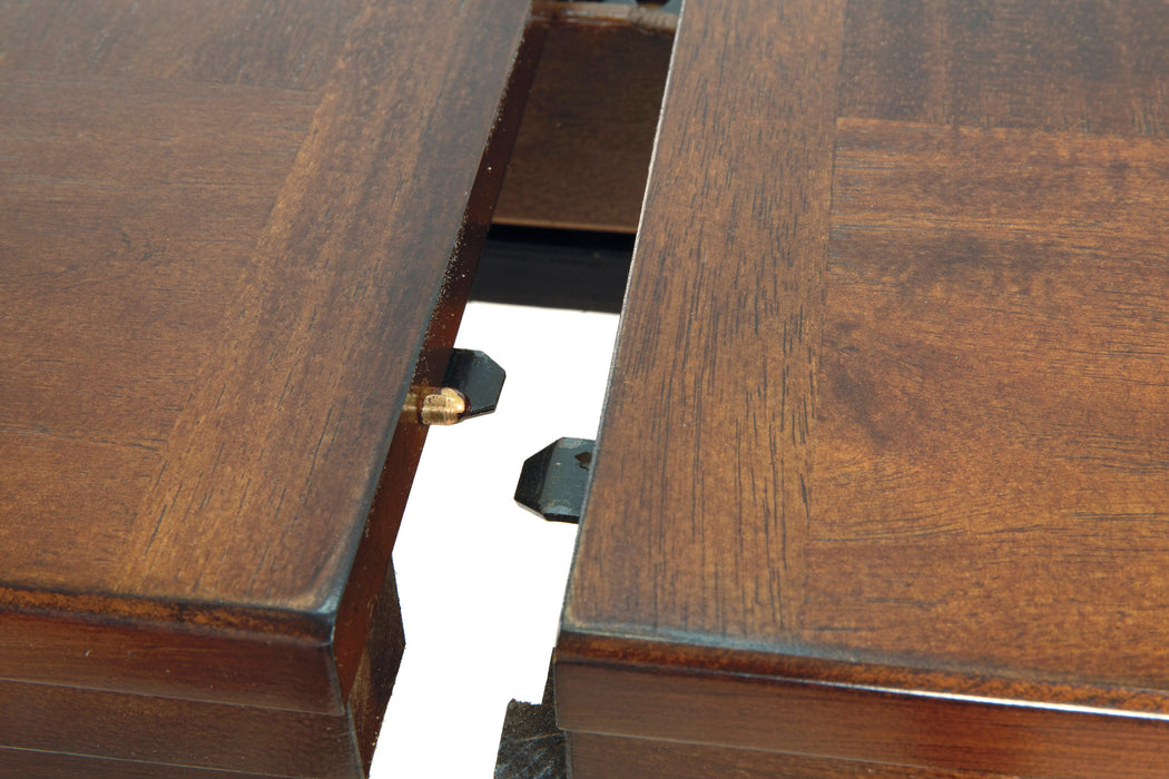 Ralene Medium Brown Counter Height Set - SET | D594-42 | D594-124(2) - Vega Furniture