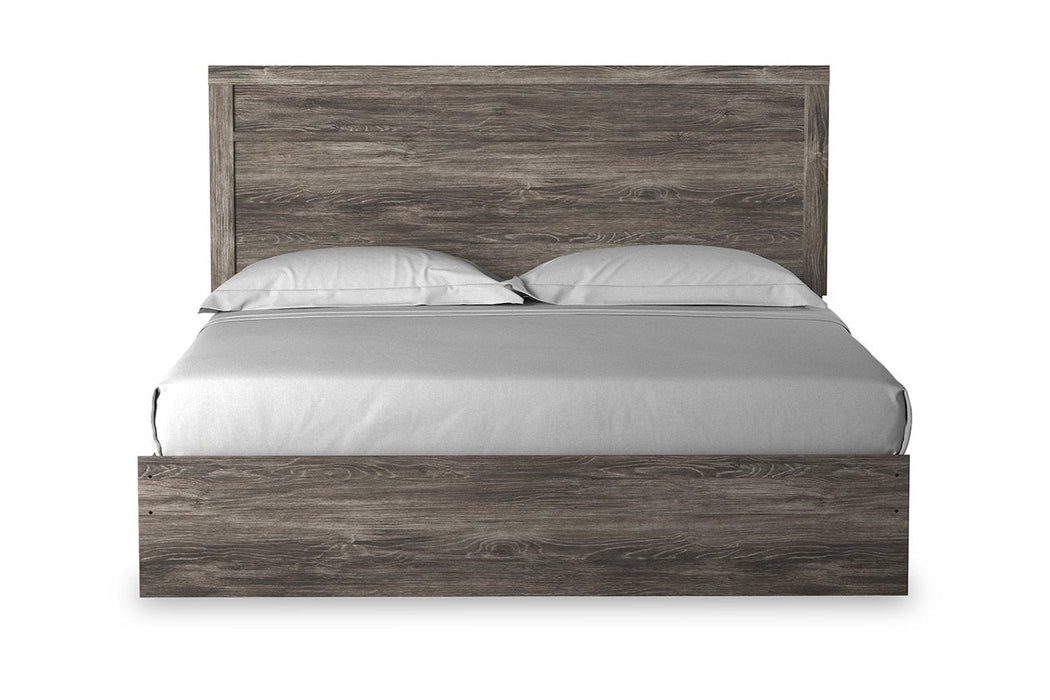 Ralinksi Gray King Panel Bed - SET | B2587-72 | B2587-97 - Vega Furniture