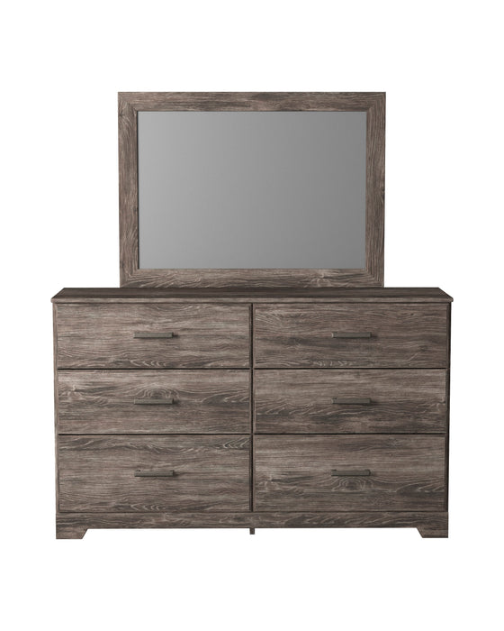 Ralinksi Gray Panel Bedroom Set - SET | B2587-71 | B2587-96 | B2587-31 | B2587-36 - Vega Furniture