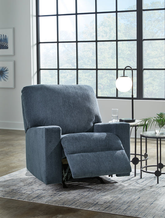 Rannis Navy Recliner - 5360425 - Vega Furniture