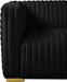 Ravish Black Velvet Chair - 640Black-C - Vega Furniture