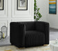 Ravish Black Velvet Chair - 640Black-C - Vega Furniture