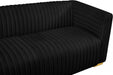 Ravish Black Velvet Sofa - 640Black-S - Vega Furniture