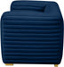 Ravish Blue Velvet Chair - 640Navy-C - Vega Furniture