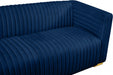 Ravish Blue Velvet Sofa - 640Navy-S - Vega Furniture